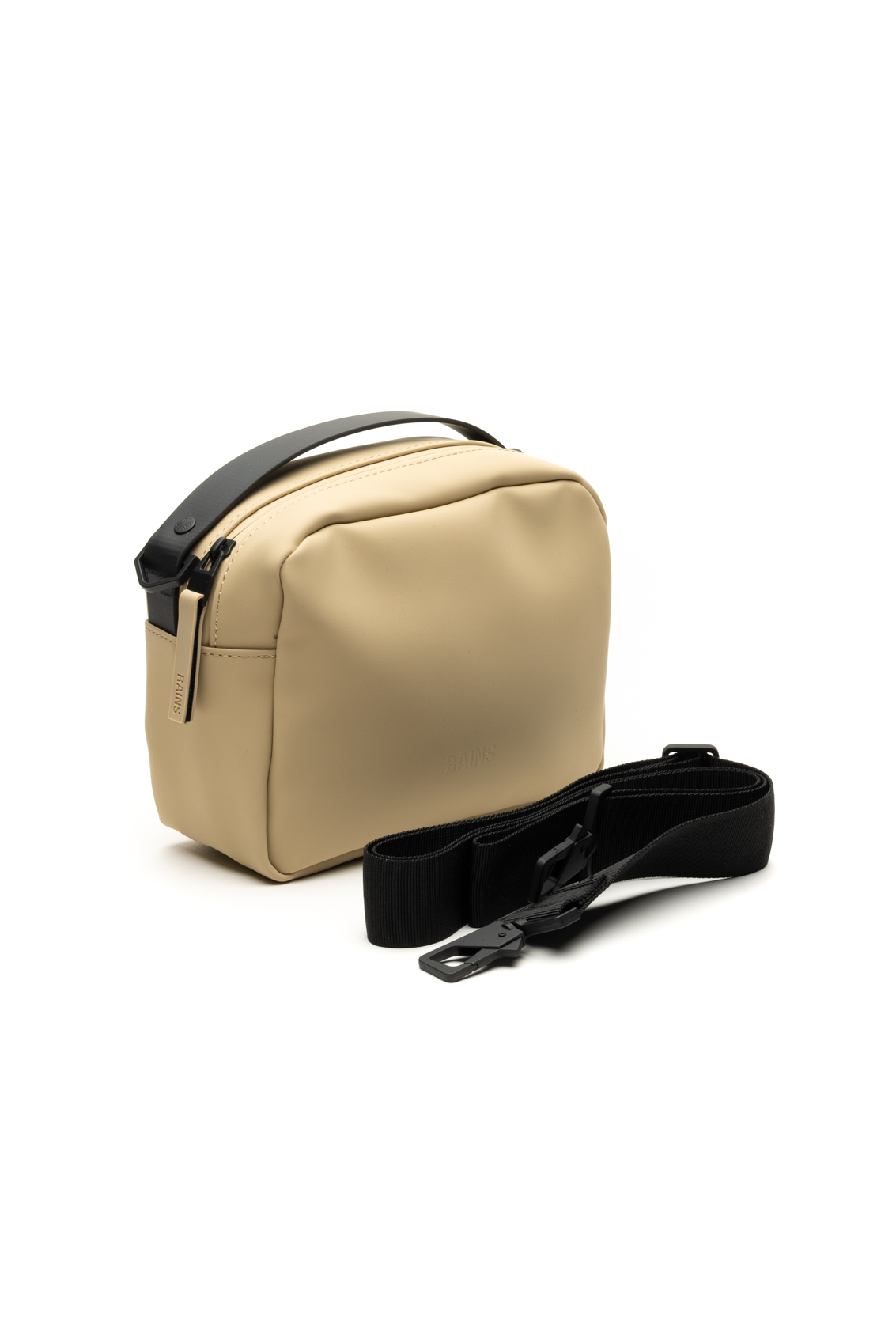 Rains box bag beige hot sale